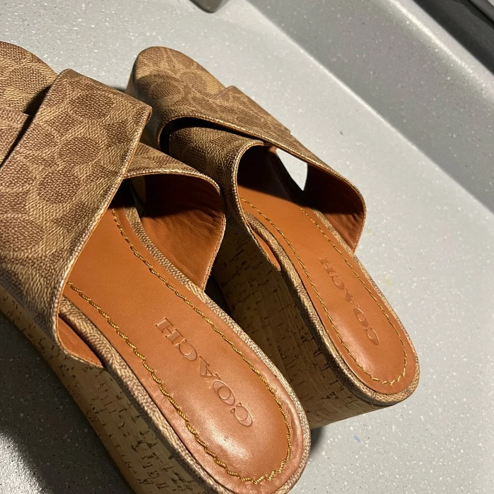 Coach Brown Mules & Clogs - Picture 4 of 6